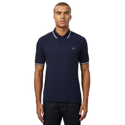 Fred Perry Blue twin tipped polo shirt